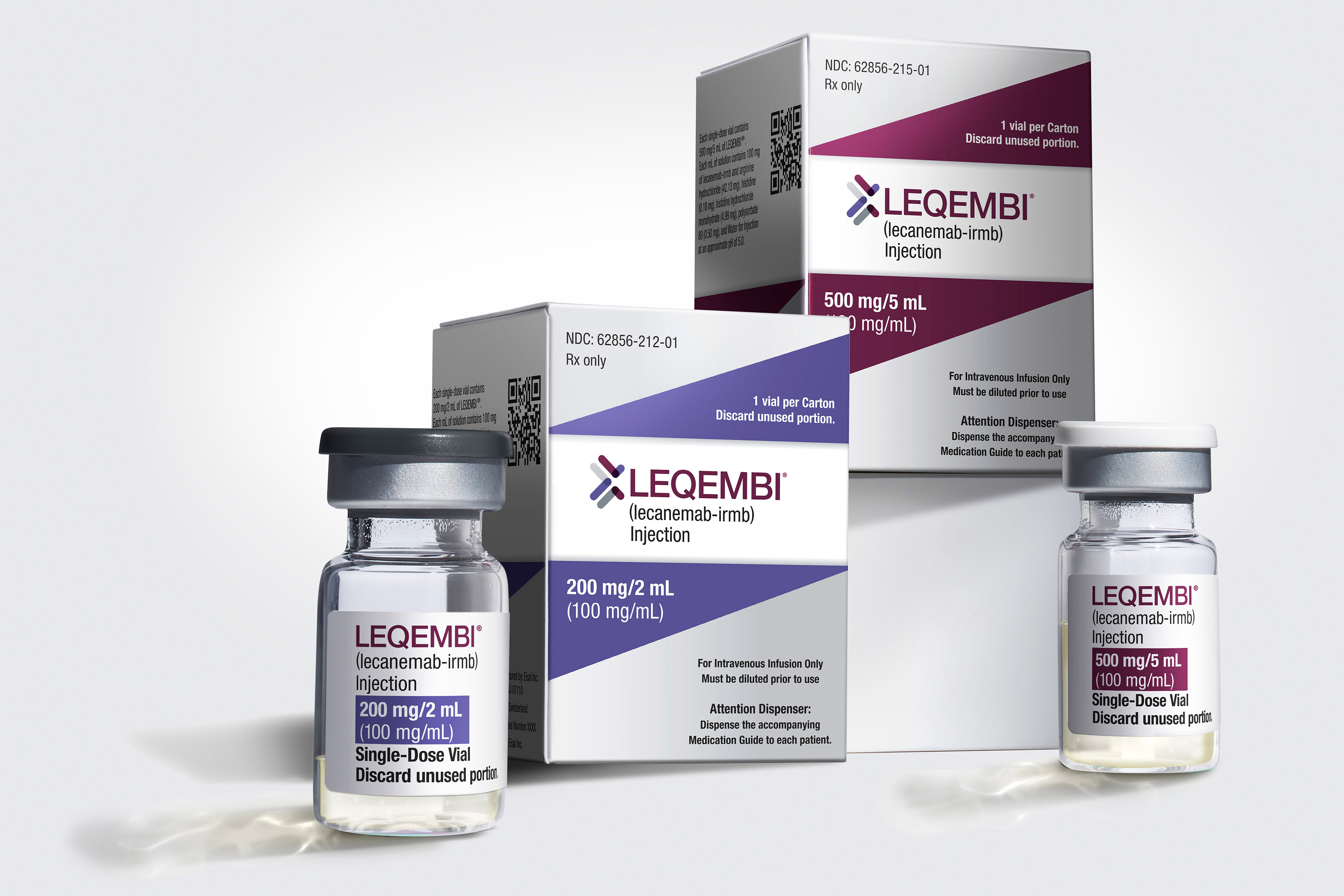 A photo of Leqembi packaging.